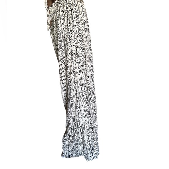 Promesa Far From Home Geo-Print O-Ring Haltered Jumper Wide Leg Women’s Size L - Picture 7 of 14